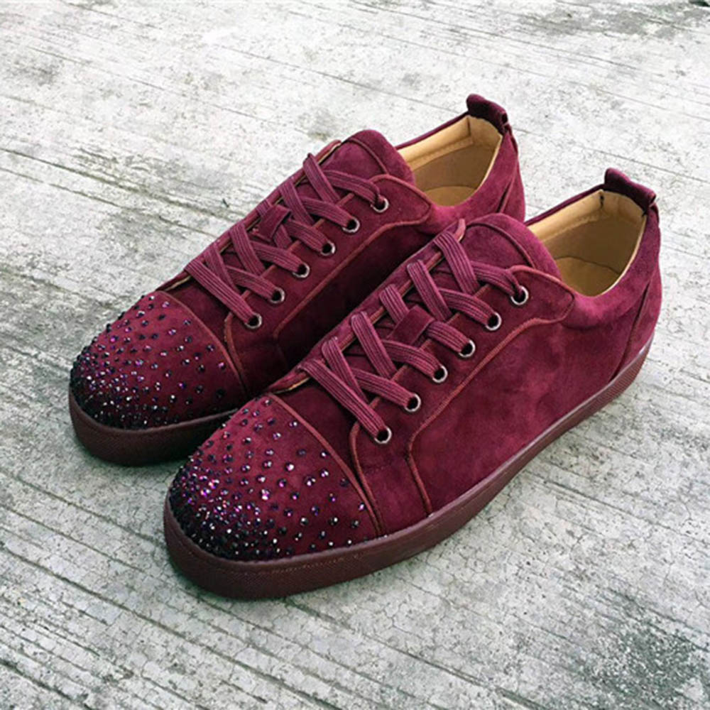 Made To Order Super Perfect Christian Louboutin Degra Flat Low Top Sneakers